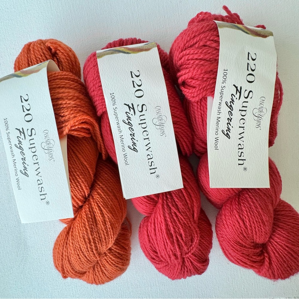 Cascade Yarns 220 Superwash Merino Fingering Yarn Lot (3) - Picture 11 of 11